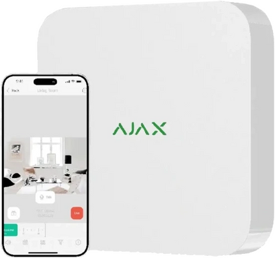 Мережевий відеореєстратор Ajax NVR (16ch) (8EU) white 99-00014688 фото