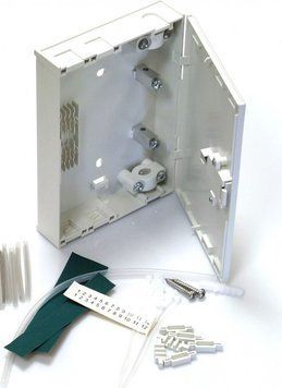 Абонентская розетка/бокс LW FTTH, для 4xSC simplex/ LC duplex проходная. 209927 фото