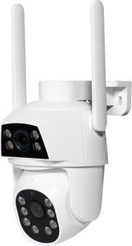 IP PTZ-видеокамера з WiFi 2Mp+2Mp Light Vision VLC-9192WI/2C (Camhi Pro) f=3.6mm+3.6mm, ИЧ+LED-пидсвичування, з микрофоном 75-00297 фото