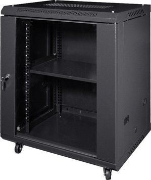 Комутацийна шафа NVC-12U/600x450x640 Black 25-00071 фото
