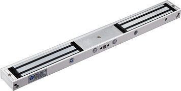 Электромагнитный замок для двустворчатых дверей YM-280NTD(LED) с таймером задержки, световой индикацией, датчиком состояния замка для системы контроля доступа. 114630 фото