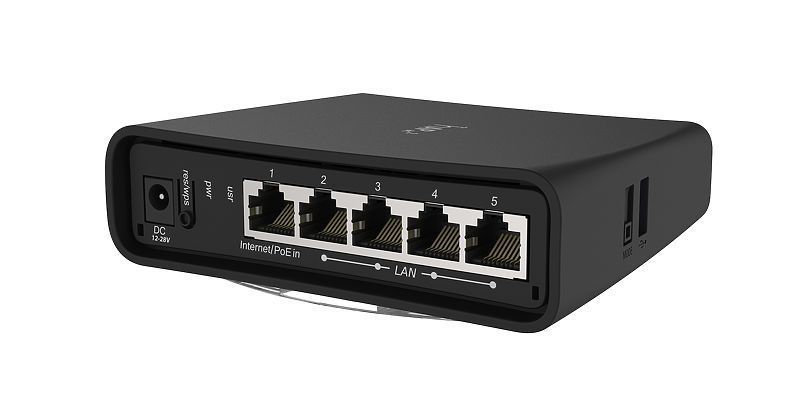 MikroTik RBD52G-5HacD2HnD-TC (hAP ac&sup2;) Двохдіапазонна Wi-Fi точка доступу з 5-портами Ethernet 99-00002330 фото
