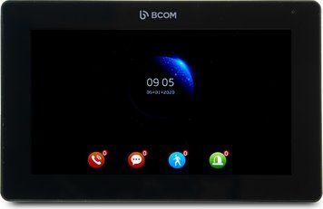 Відеодомофон 7 BCOM BD-770FHD Black 215030 фото