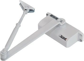 Дверний доводчик Dortec DT-62H White з фиксациею дверей у видчиненому положенни 63-00053 фото