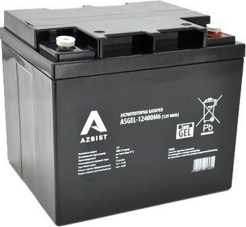 AZBIST Super GEL ASGEL-12400M6 12V 40Ah Акумуляторна батарея 99-00020868 фото
