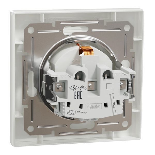 Schneider Electric ASFORA EPH2900121 Розетка одинарная с заземлением 99-00012701 фото