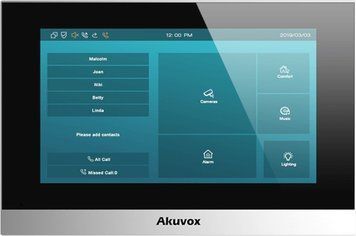 IP-відеодомофон 7 Akuvox C313N silver 285441 фото