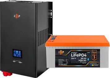 Комплект резервного питания LP(LogicPower) ИБП + литиевая (LiFePO4) батарея (UPS W3600 + АКБ LiFePO4 4096W) 37459 фото
