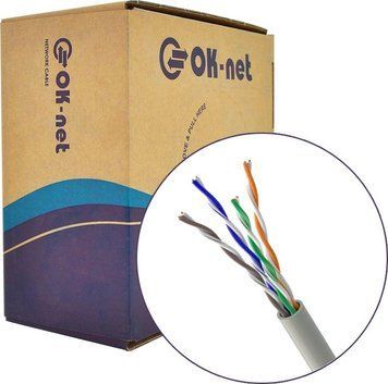 Скрученная пара OK-Net КПВ-ВП (250) 4*2*0,54 (U/UTP-cat.6) бухта 305м (UTP медь внутренняя) 114129 фото