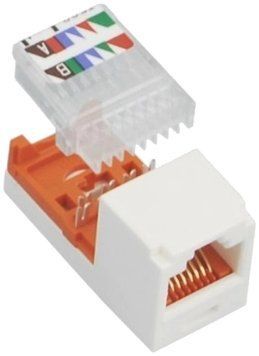 Panduit CJ588AWY Модуль Mini-Com RJ45 UTP, кат.5е, белый 10000000839 фото