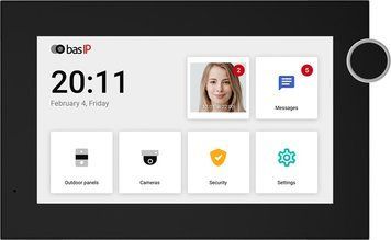 IP-відеодомофон Bas-IP AZ-07L Android 7 black з можливістю горизонтального та вертикального монтажу 276417 фото
