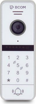 Видеопанель BCOM BT-400FHD-AC White с встроенной клавиатурой и считывателем Mifare. 215038 фото
