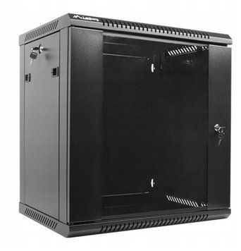 Hypernet WMNC66-12U-FLAT-BLACK 12U 600x600 Шафа коммутаційна настінна розбірна 99-00012486 фото