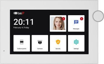 IP-відеодомофон Bas-IP AZ-07L Android 7 white з можливістю горизонтального та вертикального монтажу 278372 фото