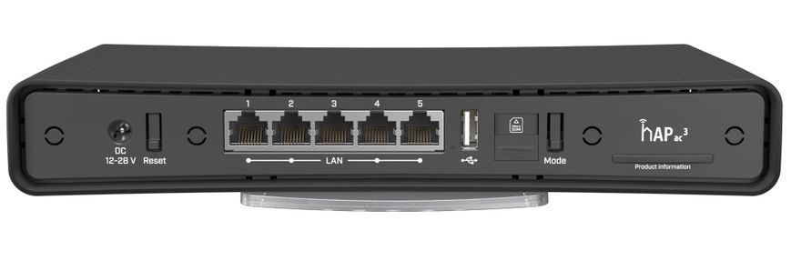 Mikrotik RBD53GR-5HacD2HnD&R11e-LTE6 hAP ac3 LTE6 kit Бездротовий дводіапазонний маршрутизатор із підтримкою LTE 99-00011715 фото
