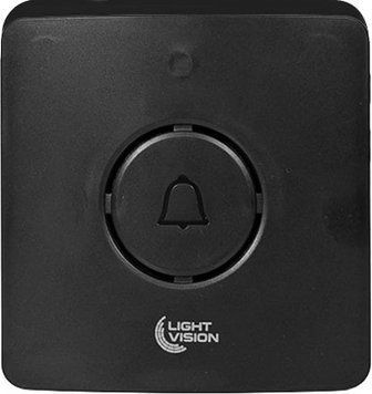 Дверний WiFi дзвинок Light Vision VLC-DR10T(Tuya) Black з ИЧ-Датчиком руху 75-00186 фото