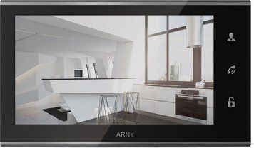 Відеодомофон 7 Arny AVD-730 (2Mpx) black IPS з детектором руху і записом відео 268937 фото