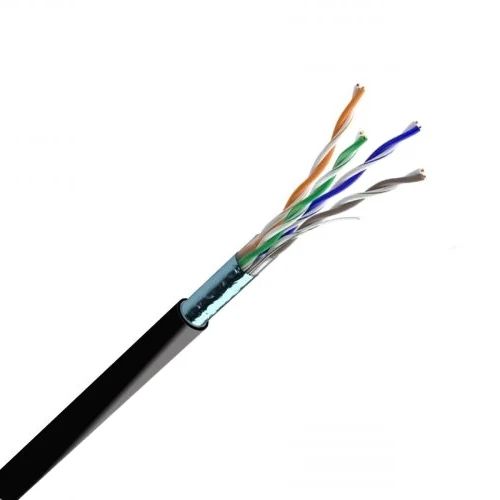 Cat. 5e F/UTP PE 4х2х24 AWG (70910021) бухта 500м. Кабель витая пара ЗЗЦМ (FTP медь уличный) 25435 фото