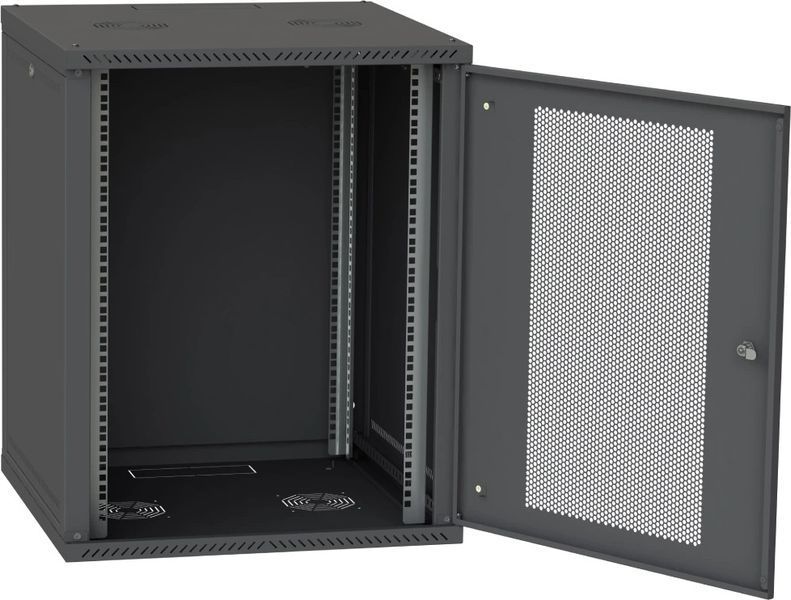IPCOM СН-15U 600х450 перфорация RAL9005 Шафа серверна 99-00024623 фото