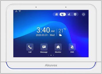 IP-відеодомофон з Wi-Fi 7 Akuvox X933W White 216820 фото