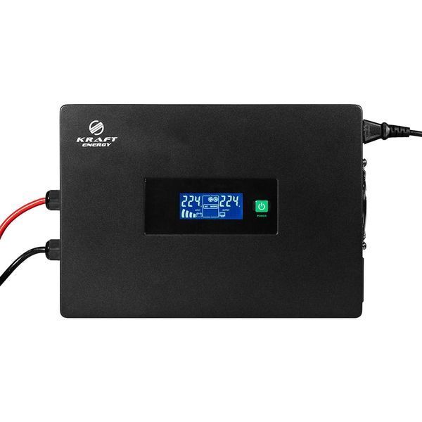 Комплект резервного живлення 600W 2400Wh: високочастотний інвертор Kraft KRF-SAVR600VA/600W-12V + акумуляторна батарея Trinix TGL12V200Ah/20Hr GEL 42-00112-44-00015 фото