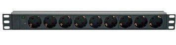 Kingda блок 19" на 9 раз. нем. станд., 10А, с индикат., без шнура, черный, 1U 99-00011655 фото
