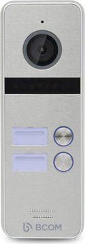 Відеопанель BCOM BT-402HD Silver на 2 абоненти 240575 фото