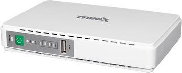 Джерело безперебийного питание DC UPS Trinix TRX-MUPS-1748 PoE (10000mAh) 5V/9V/12V/24V/48V/PoE 1Gbps, Li-ion 4*2.5Ah, для роутера и медиаконвертера 42-00147 фото