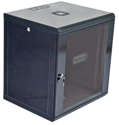 Hypernet WMNC-12U-FLAT- BLACK Шкаф коммутационный настенный 12U 600x450 разборный 29633 фото