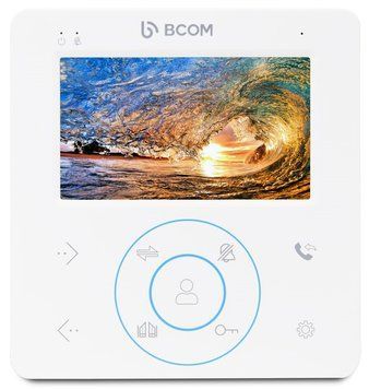 Відеодомофон BCOM BD-480 White 99-00018846 фото