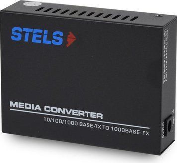 Медiаконвертер STELS 10/100/1000-TX RJ45 + 100/1000-FX SFP-слот 302917 фото