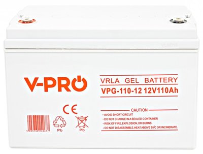 Акумулятор гелевий VOLT POLSKA VPRO VRLA GEL 12V 110Ah 2844411 фото
