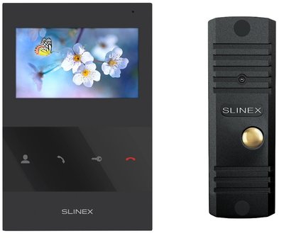 Slinex SQ-04(Black)+ML-16НD(Black) Комплект відеодомофону 30255 фото