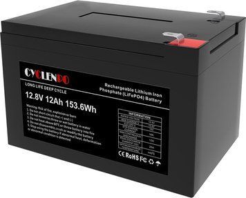 Аккумуляторна батарея литий-зализо-фосфатна 12.8В 12Аг Cyclen 12.8V 12AH LiFePo4 44-00076 фото