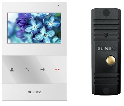 Slinex SQ-04(White)+ML-16НD(Black) Комплект відеодомофону 30256 фото