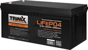 Акумуляторна батарея літій-залізо-фосфатна 12.8В 200А*год Trinix LFP 12V200Ah LiFePO4 44-00055 фото