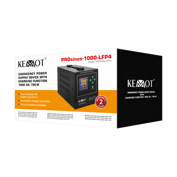 Источник бесперебойного питания KEMOT PROsinus-1000-LFP4 8-156981 фото