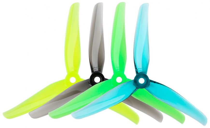 Пропеллеры iFlight Nazgul F5 Tri-blades Propellers (для фристайла) (2CW 2CCW) зеленый 138924 фото