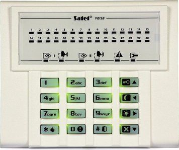 Клавиатура светодиодная Satel VERSA-LED-GR для ППК серии VERSA. 106843 фото