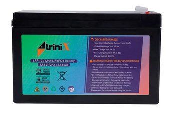 TRINIX LFP 12V12Ah LiFePo4 Акумуляторна батарея 99-00013452 фото