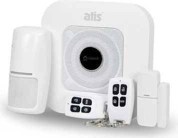 Комплект бездротової 4G сигналізації ATIS Kit 4G 400T з підтримкою застосунку Tuya Smart 290557 фото