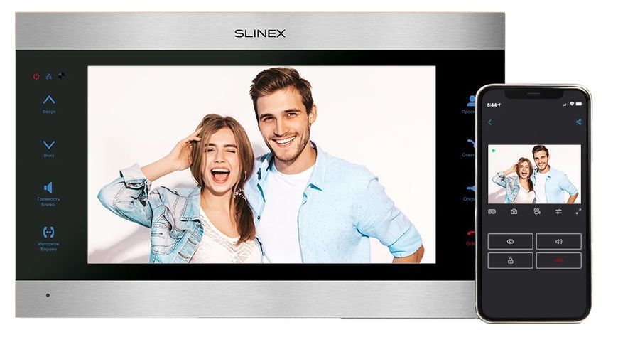 SL-10IPTHD (silver+black) Відеодомофон 10 "Slinex 99-00006912 фото