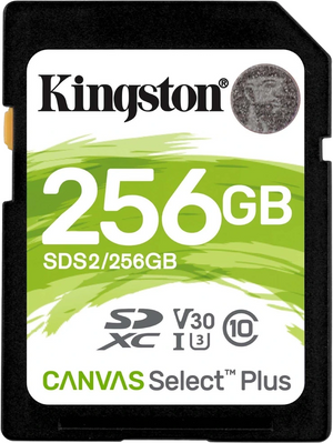 Модуль флэш-памяти Kingston 256GB SDXC Canvas Select Plus 100R C10 UHS-I U3 V30 99-00017985 фото