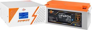 Комплект резервного питания LogicPower B1500 White + литиевая (LiFePO4) батарея 2560Wh 36817 фото