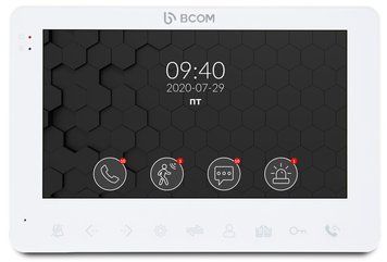 Відеодомофон 7 дюймів BCOM BD-780 White 99-00018848 фото