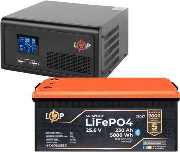 Комплект резервного питания LogicPower 2300W + литиевая (LiFePO4) батарея 5888Wh 40158 фото