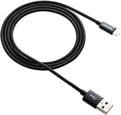 Кабель Lightning 8-pin - USB 1м CANYON CFI-3 99-00020249 фото
