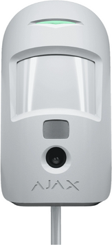 Проводной извещатель движения с камерой Ajax MotionCam (PhOD) Fibra white 99-00016504 фото