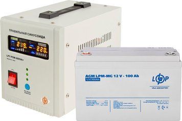 Комплект резервного питания LP (LogicPower) ИБП + мультигелевая батарея (UPS 800 + АКБ MG 1200Wh) 20340 фото