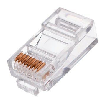 Конектор RJ-45 (упаковка 100 шт) для UTP кручена пара 99-00005298 фото